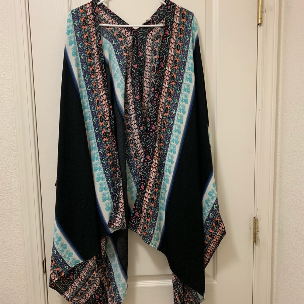 Lily star multi colored kimono